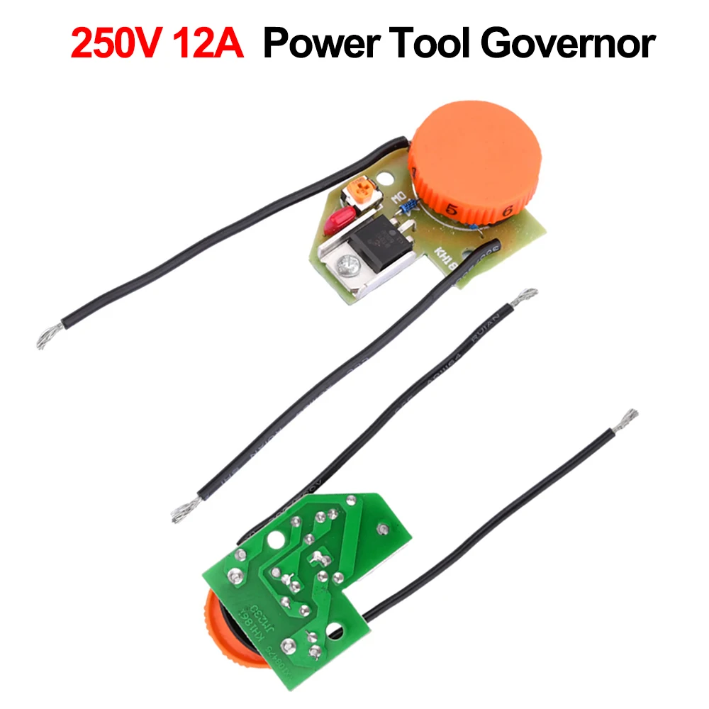 

250V 12A Angle Grinder Switch Power Tool Speed Controller Knob Switches for Electric Hammer Impact Drill Polishing Machine