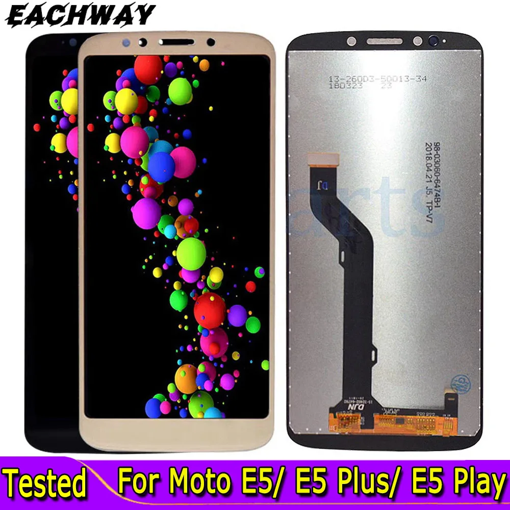 

For Moto E5 Play Display For Motorola MOTO E5 Plus LCD XT1924 Touch Screen Digitizer Assembly For MOTO E5 LCD XT1922-4 Screen