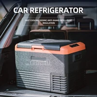 Outdoor Refrigeration Refrigerator Dual Use in Car and Home 30L Portable Refrigerator Compressor Cooling Freezer Camping 2