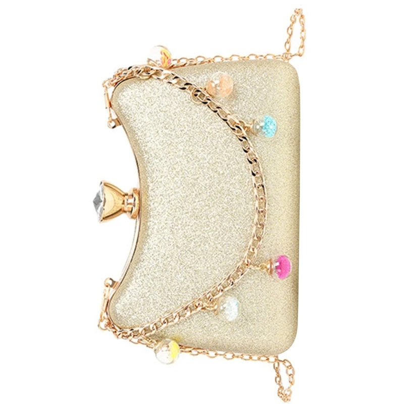 Women Bag Evening Clutch Bag Small Shoulder Crossbody Bag Chain Strap Clutch Bag E74B
