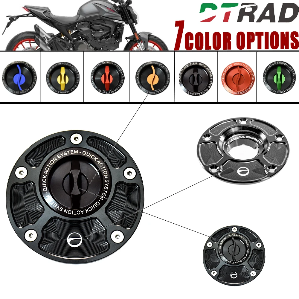 

CNC aluminum alloy fuel tank cap For DUCATI MONSTER 1200R 2016-2020 MONSTER 1000 2003-2005 Motorcycle accessories fuel tank cap