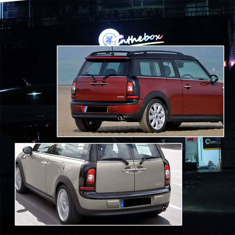 Red Lens Rear Bumper Reflector Lights (Left & Right)