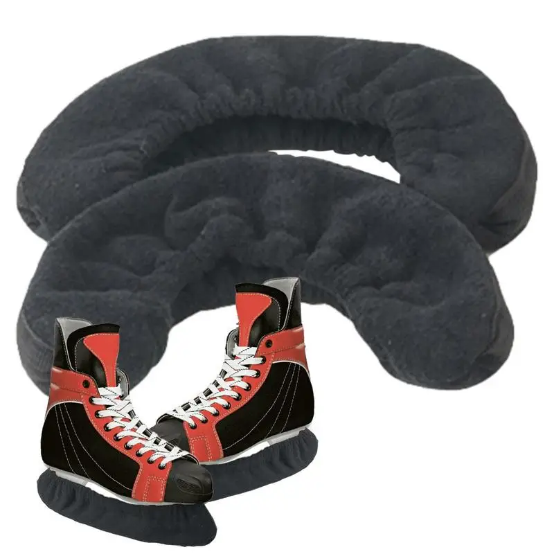 Ice Skate Cover towel Figure skate covers protect the blades 1 Pair Ice Skating Guards prolong sharpening time for ice hockey