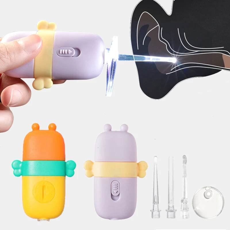Flashlight Earpick Baby Ear Cleaner