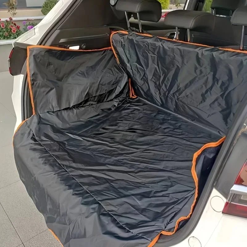 Pet Cargo Cover Pet SUV Cargo Liner Dog Car Cushion Waterproof Trunk Seat Cover Back Cargo Area Universal Large Dog Cat Anti-dirt Cushion