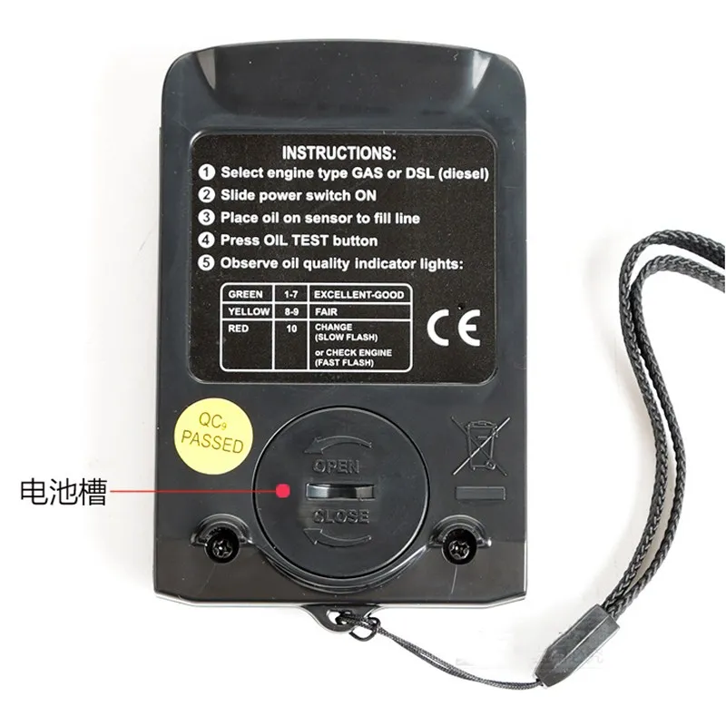 Gas Diesel Analyzer 12V LED Digital Automobile Car Oil Quality Tester Motor Engine Detector XC300 Car Oil Quality Tester auto diagnostic scanner