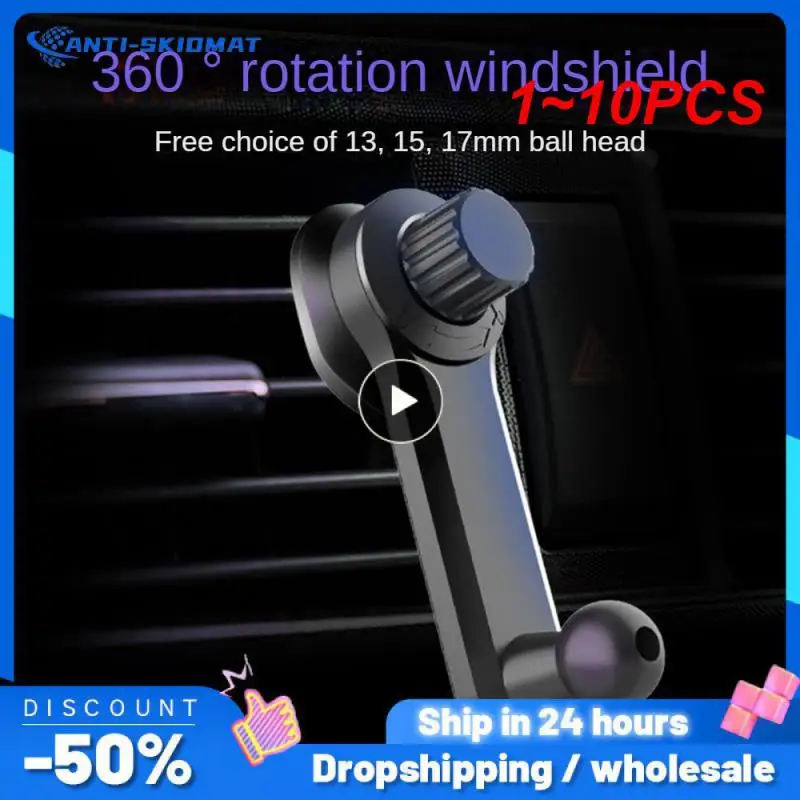 

1~10PCS Universal Car Phone Bracket Accessories 360 Degree Rotary 17mm Ball Head Car Air Vent Gravity Phone Holder Clip Car