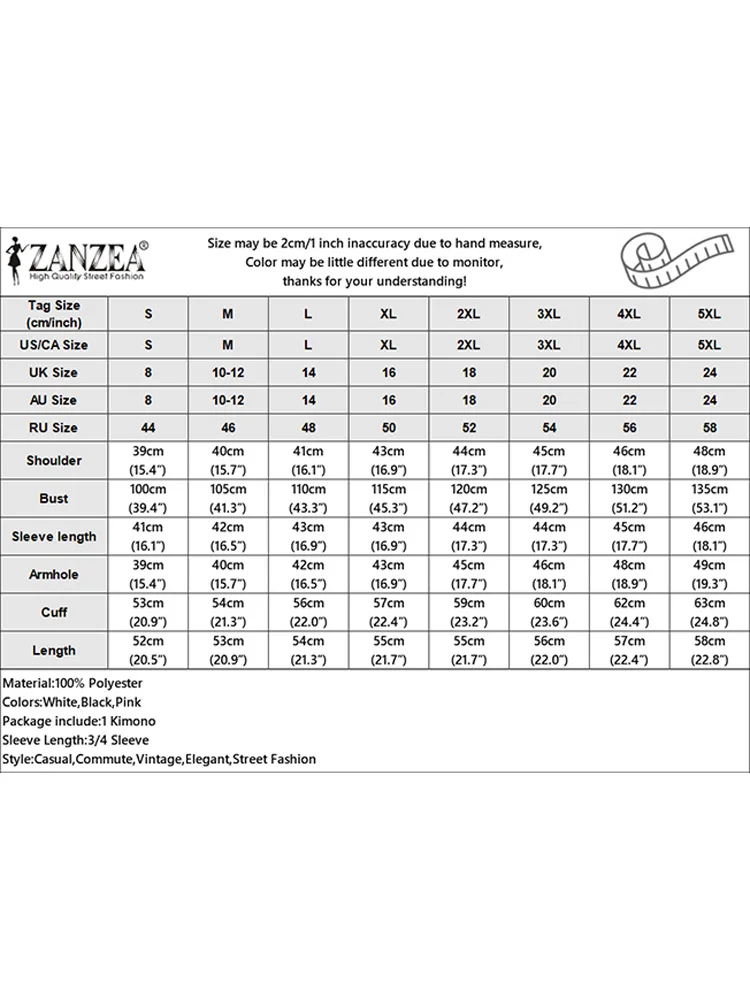 ZANZEA 여성용 커버 업 기모노 상의, 올 매치 플레어 소매, 베이직 셔츠, 한국 패션, 비치 쉬어 쉬폰 가디건, 여름