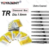TR Type Extra Coarse Dental Diamond Burs Dentistry Drill For High Speed Handpiecess Dentistry Lab Polishing 10pcs/Pack 1