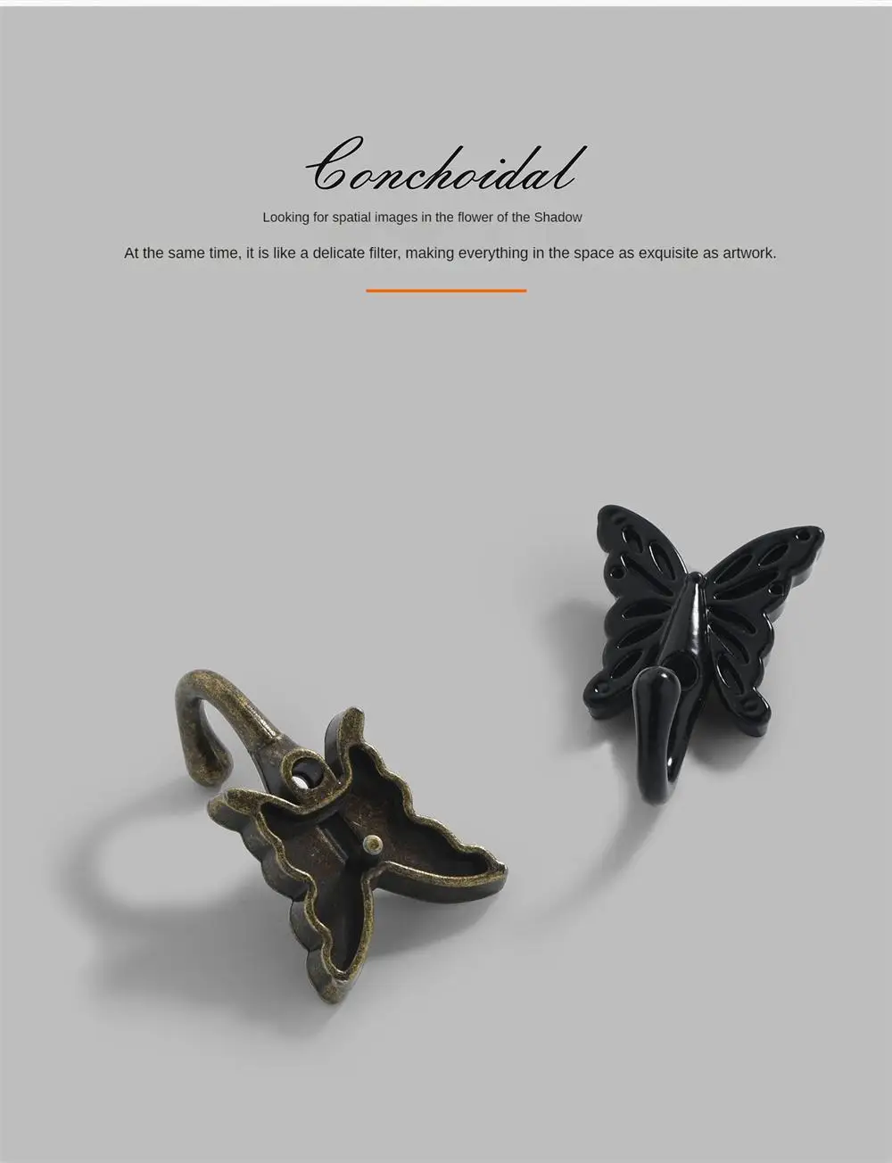 Description Picture 2 of itemCoat Clothes Bag Hat Hanging Hangers Home Storage Hook Organize Retro Single Prong Hook Wall Mounted Screws Hanger Key