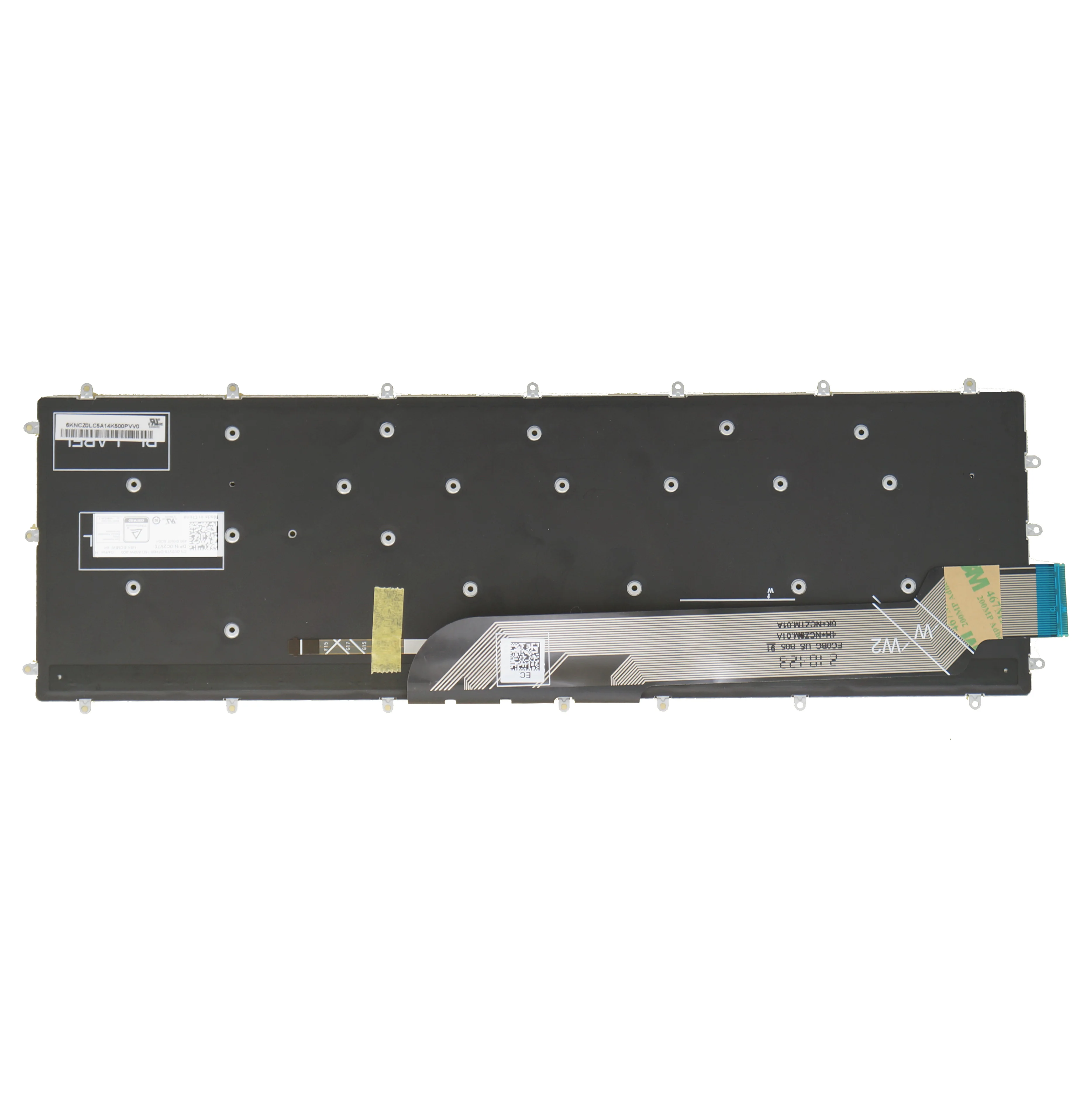Russo Coreano Hebraico Belga Azerty Teclado para Dell Inspiron 15- 5565 5567 5570 5575 5583 17- 5765 5767 5770 5775 Retroiluminado us - Imagem 3