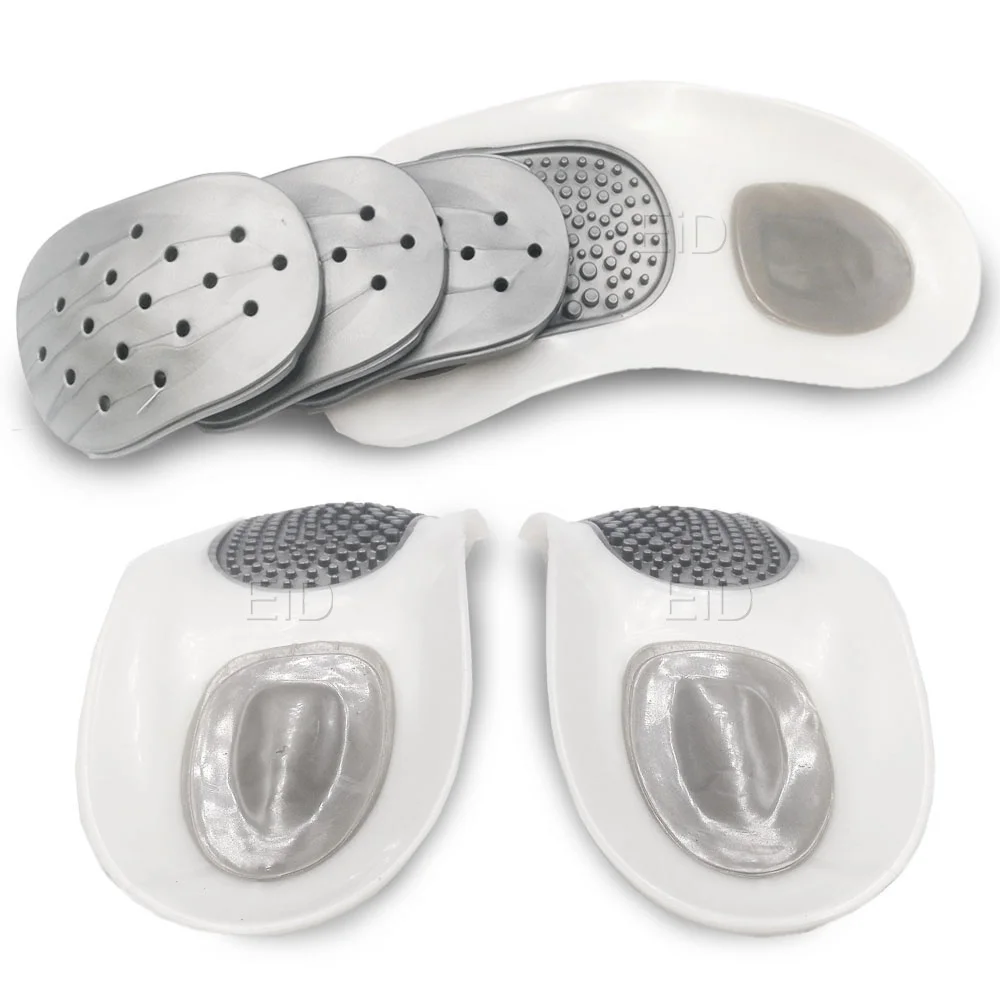 1Set Flatfoot Massage Orthesen einlegesohlen Cubitus Varus Orthopädische Füße Pflege Flatfoot Korrektur Arch Unterstützung Orthopädische Kissen – Detail 19