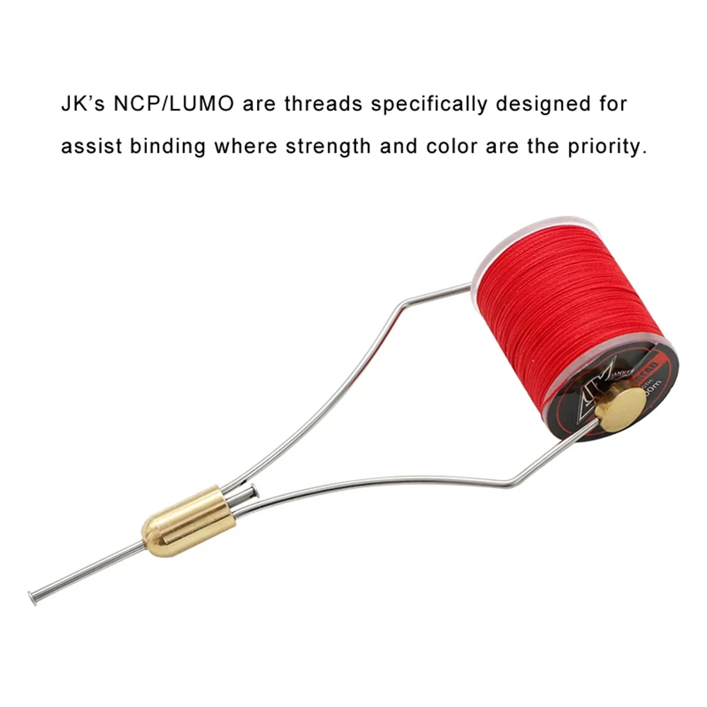 Fliegen binden 150d Faden langsam Jigging Haken Assist Line mehrfarbige DIY Binde faden für leuchtende Seefischerei Zubehör Tackle – Detail 3