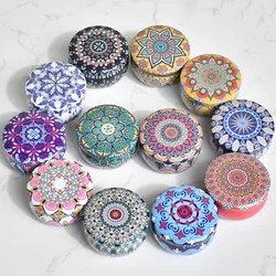 12-Piece Multicolor Decorative Tin Jars for DIY Candle Making and Storage (12PCS Mixed)