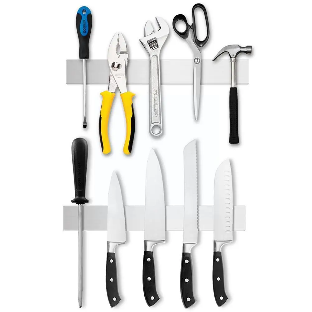 Wall Mounted Knife Holder for Wall No Drilling Space Saving