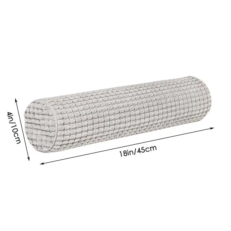 Neck Roll Pillow For Sleeping Roll Neck Support Pillow Cylinder Round Pillows With Removable Pillowcase For Home Work Area Yoga 6
