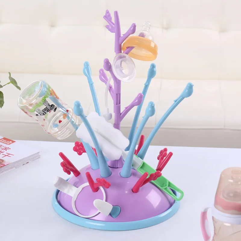 Baby Bottle Drying Rack Portable Dryer Stand For Bottles Drainer Bottle Holder For Feeding Drying Cup Rack Newborn Milk Bottles