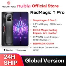 World Premiere Global Version Nubia REDMAGIC 7 pro Gaming Phone 6.8'' 120Hz AMOLED Snapdragon 8 Gen 1 Octa Core 64MP Camera
