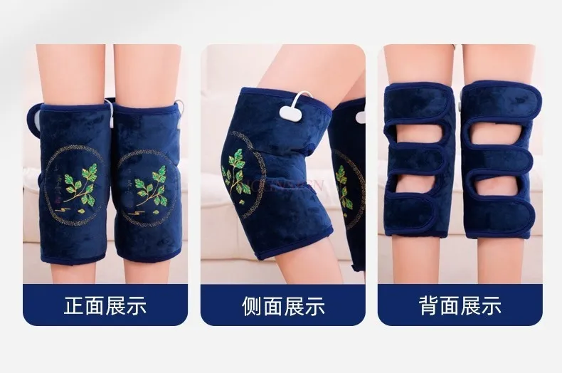 Electric heating moxa moxibustion mugwort knee pads home warm old cold legs hot compress physiotherapy bag knee joint hot