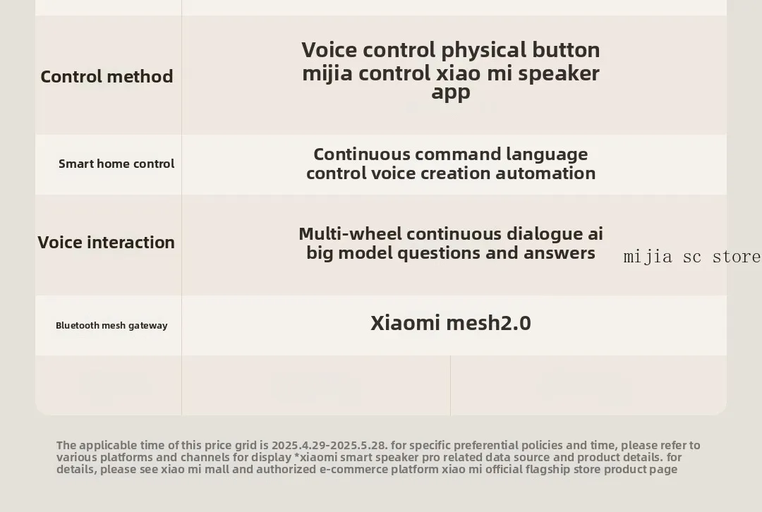Xiaomi Mijia Smart Speaker Final