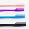 New Hot Selling High Quality Eyebrow Eyelash Double Sided Edge Control Hair Comb Hair Styling Hair Brush Mini Hair Brush 3