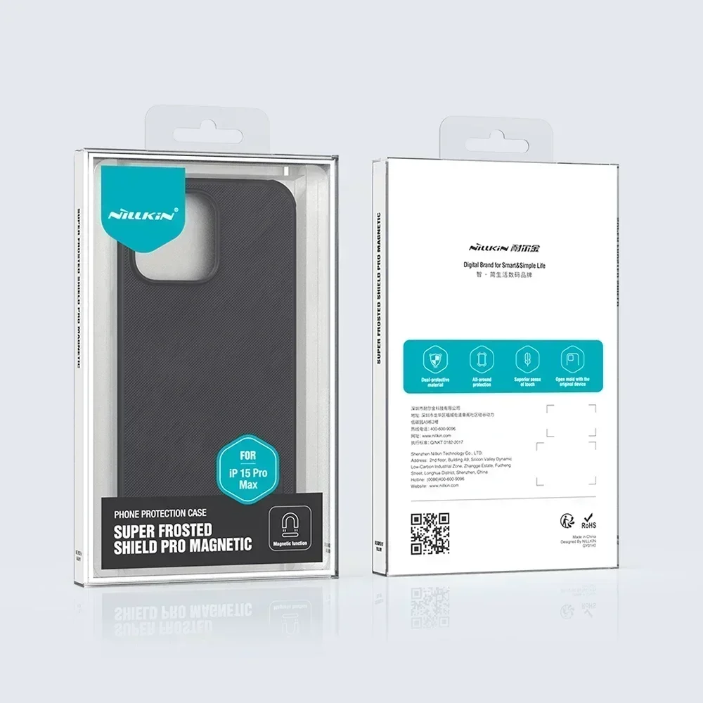 Nillkin Frosted Shield Pro Magnetic Case - Durable PC+TPU Protection Back Cover