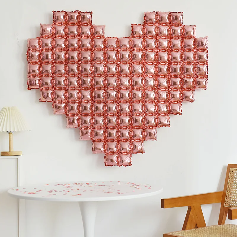Liebesballons aus Aluminiumfolie, perfekt für Valentinstag, Jubiläen, Geburtstagsfeiern, Hochzeiten, Dekoration, romantischer Hintergrund – Detail 9