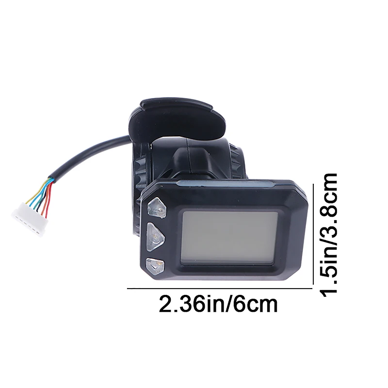 36V Adjustable Electric Scooter Instrument Display Screen Switch Accelerator For 5.5/6.5 Inches Scooter Parts 1Pc scooter speedometer display