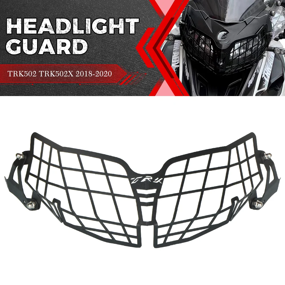 

Hot Motorcycle Headlight Head light Grill Guard Cover Protector For BENELLI TRK TRK502 TRK502X 2018-2023 Motorcycle Accessories