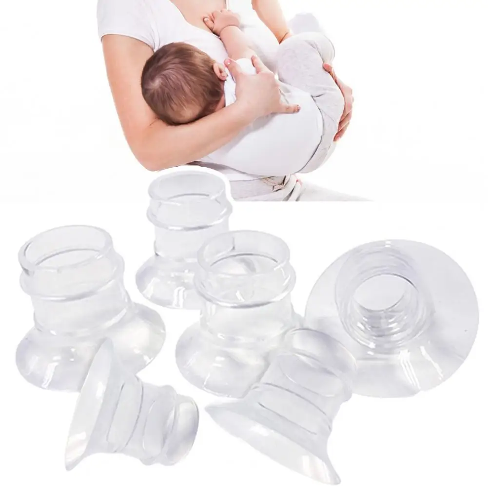 Labor-Saving Compact Flange Inserts Breast Pump Milk Catcher Convertor Home Supply