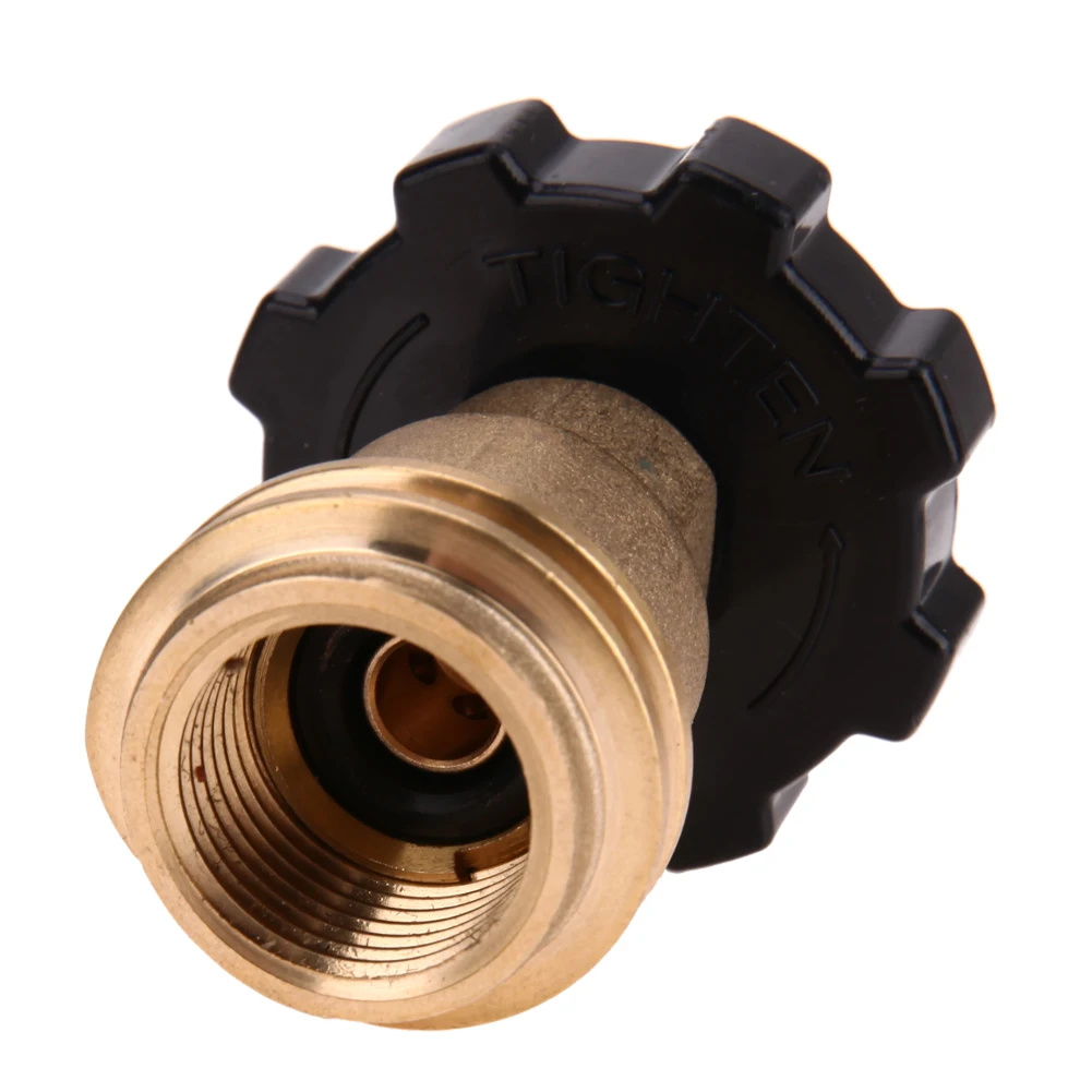 Solid Brass Pressure Regulator Safe Propane Pressure Valve Corrosion Resistant Gas Bottle Connection Adapter Gas Adapter Convert
