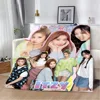KPOP ITZY Printed Blanket for Bed Sofa Armchair Picnic Blankets Warm Blanket Comfortable Blanket Home Travel Birthday 6