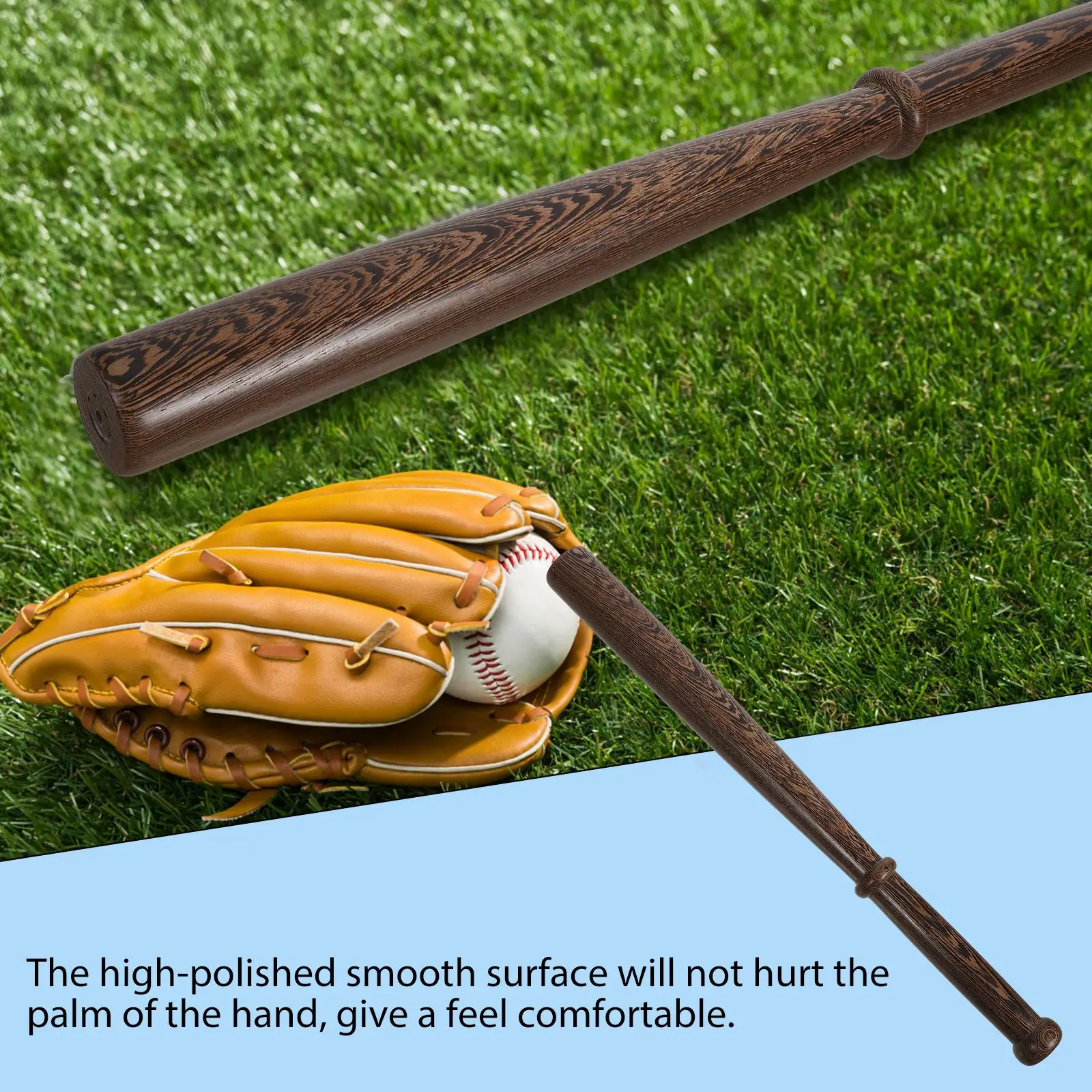 Baseball Bat Training Stick Wood Multipurpose Adult