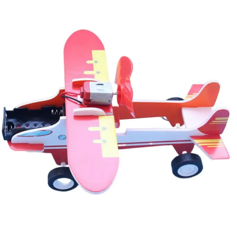

Science Kit DIY Wooden Aircraft STEM Projects Airplane DIY Educational Model Kit Toys Assembly 3D Wooden Puzzles Science