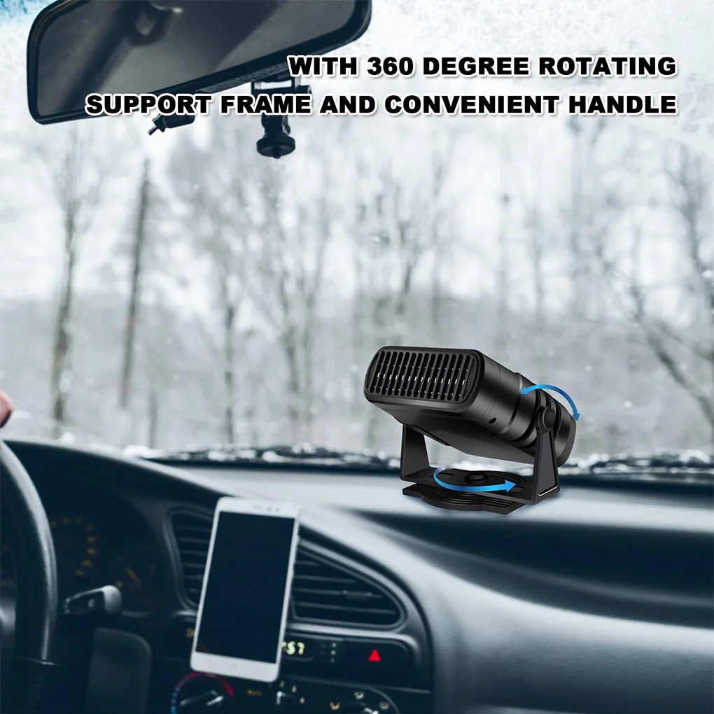 

Универсальный Автомобильный Электрический парковочный обогреватель, 12 В постоянного тока, для защиты от запотевания ветрового стекла, вентилятор для отопления, автомобильные аксессуары