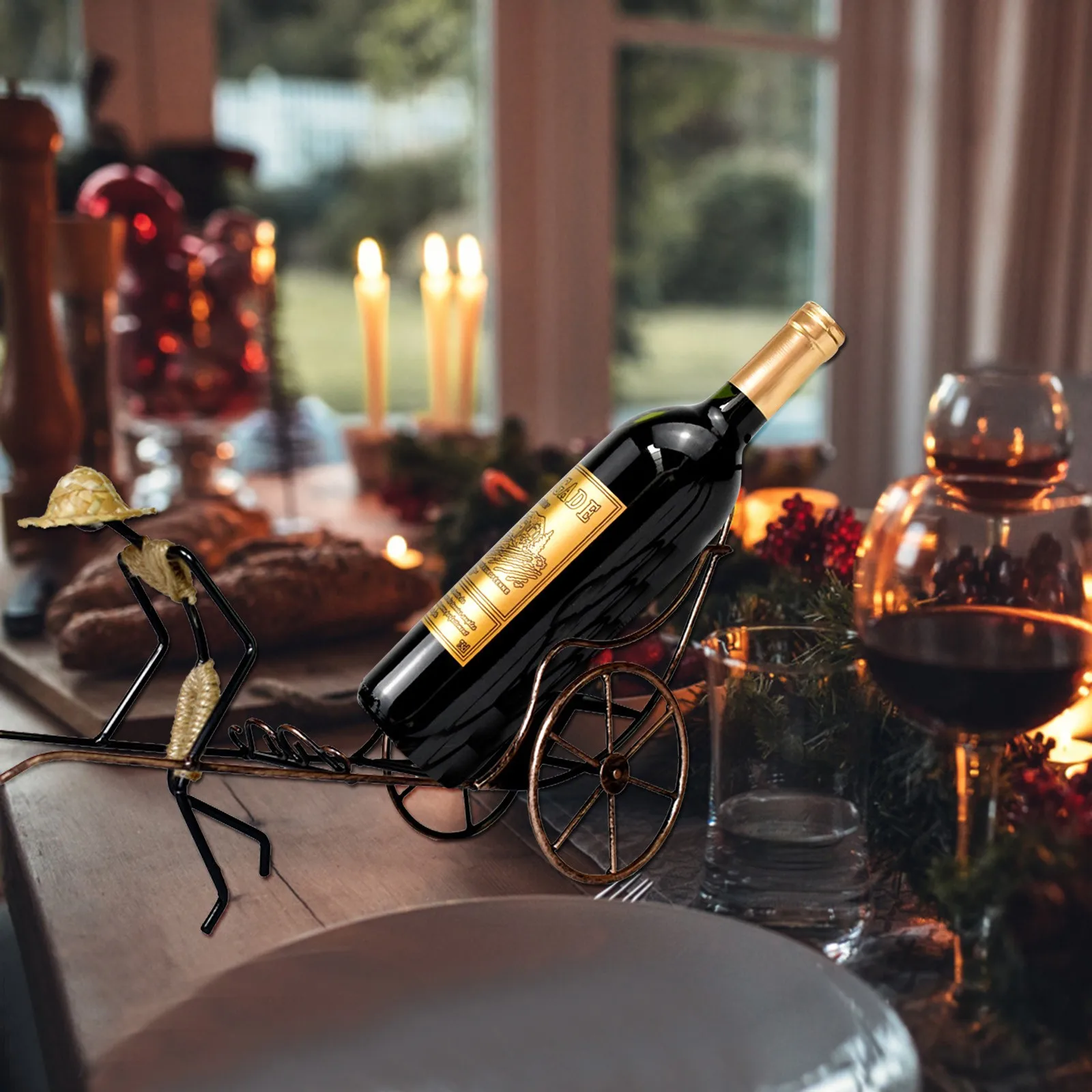 iron wine holder