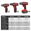 VVOSAI 12V 16V 20V Cordless Drill Electric Screwdriver Mini Wireless Power Driver DC Lithium-Ion Battery 3/8-Inch 2