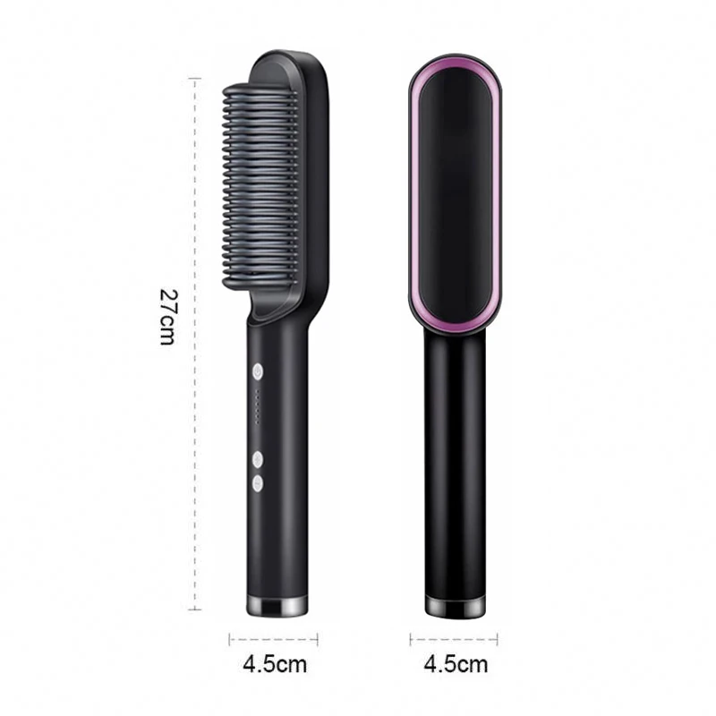 Hair Dryer Comb Curling Irons Beauty Products Hair Brushes Fast Heating Hair Straightener Comb 4
