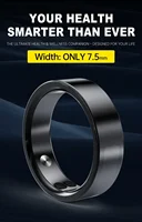 Qino K21 Smart Ring  Health Monitor with Smart Touch Information vibration alert 5ATM Waterproof Skin Temperature Measurement - Image 2