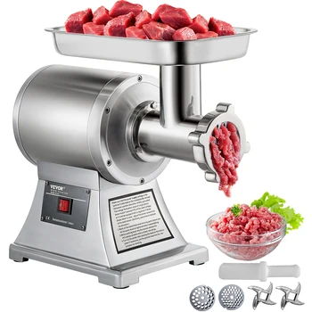 SucceBuy 250Kg/H Electric Meat Mincer Grinder Commercial Kitchen Chopper Food Processor 1