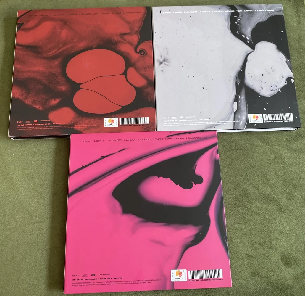 INEVER DIE Album Ver. サイン入り G)I-DLE Autographed ALBUM 1ST I NEVER DIE GIDLE CD+PHOTOBOOK