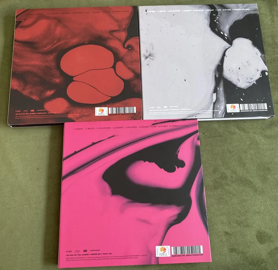 G)I-DLE Autographed ALBUM 1ST I NEVER DIE GIDLE CD+PHOTOBOOK
