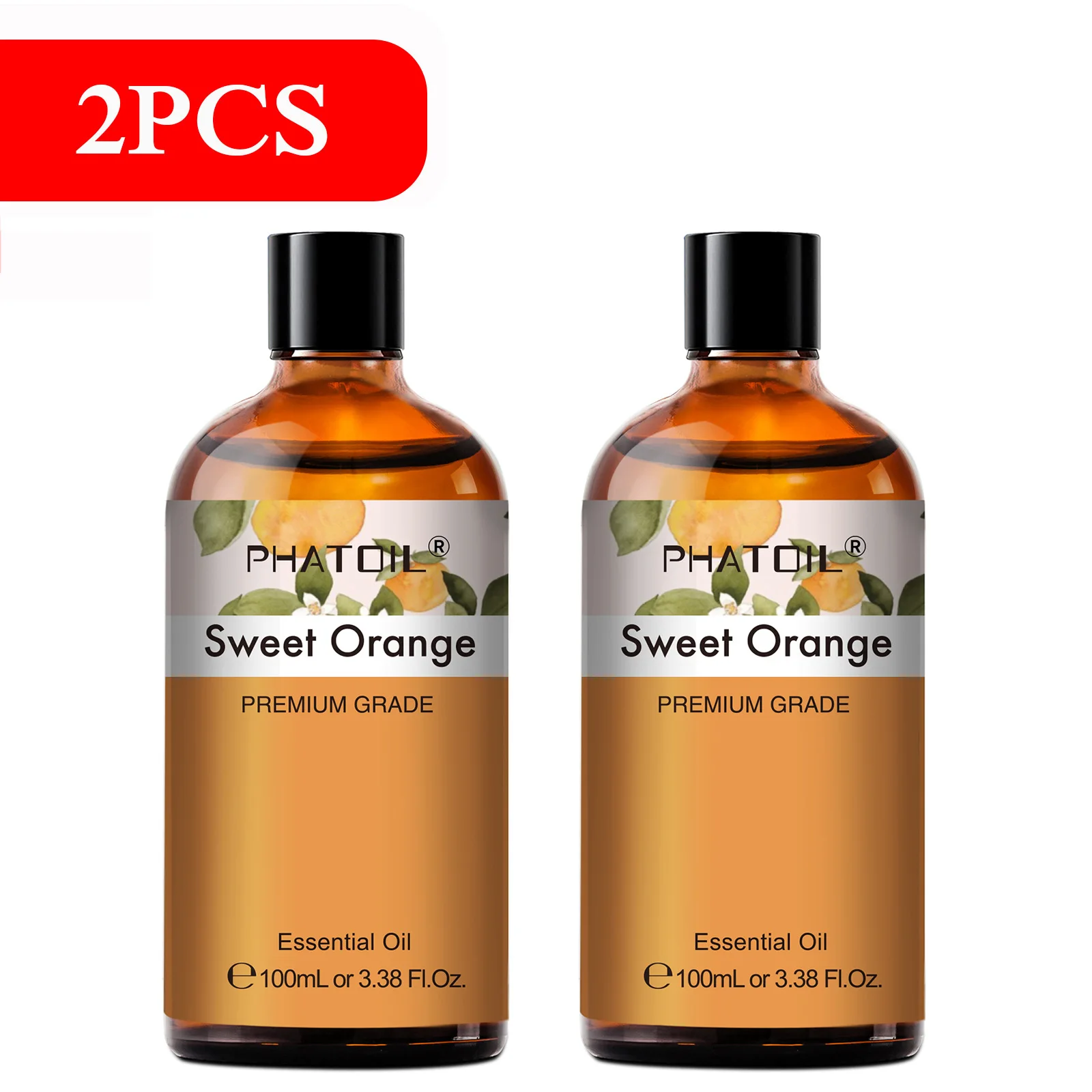 2pcs Sweet Orange