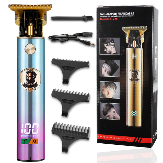 NEW HEIR CLIPPER Trimmer Hair Cutting Machine Hair Clipper Professional Tondeuse Homme Maquina De Cortar Cabello USB Trimme