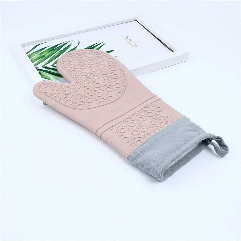 

Изолированные перчатки для духовки одиночные силиконовые теплозащитные перчатки духовки микроволновая печь инструменты высокая температура устойчивый кухонный инструмент