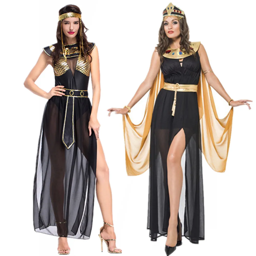 Sexy Lady Antico Faraone Egiziano Cleopatra Costume Egitto Regina Cosplay Per Adulto Purim Halloween Party Fantasia Dress Up