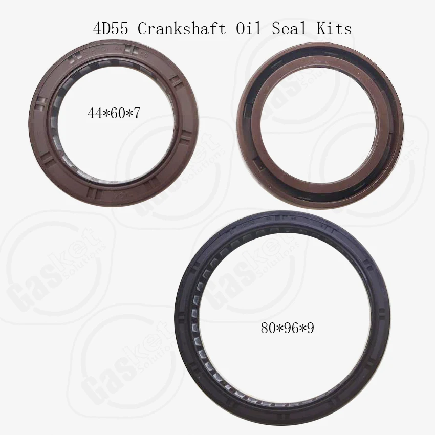 L3E L3A L3C L2E 4D55 4D56 4D56T 4D56T-16V Front and Rear crankshaft oil seal sets For Mitsubishi engine AH2057F CX0239E AH3204G