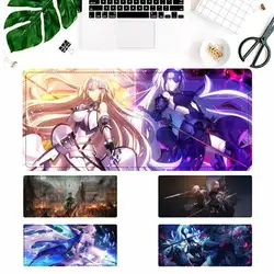 Impressão fate grand order mouse pad computador portátil gamer mousepad anime antiderrapante tapete de mesa teclado para overwatch/cs go