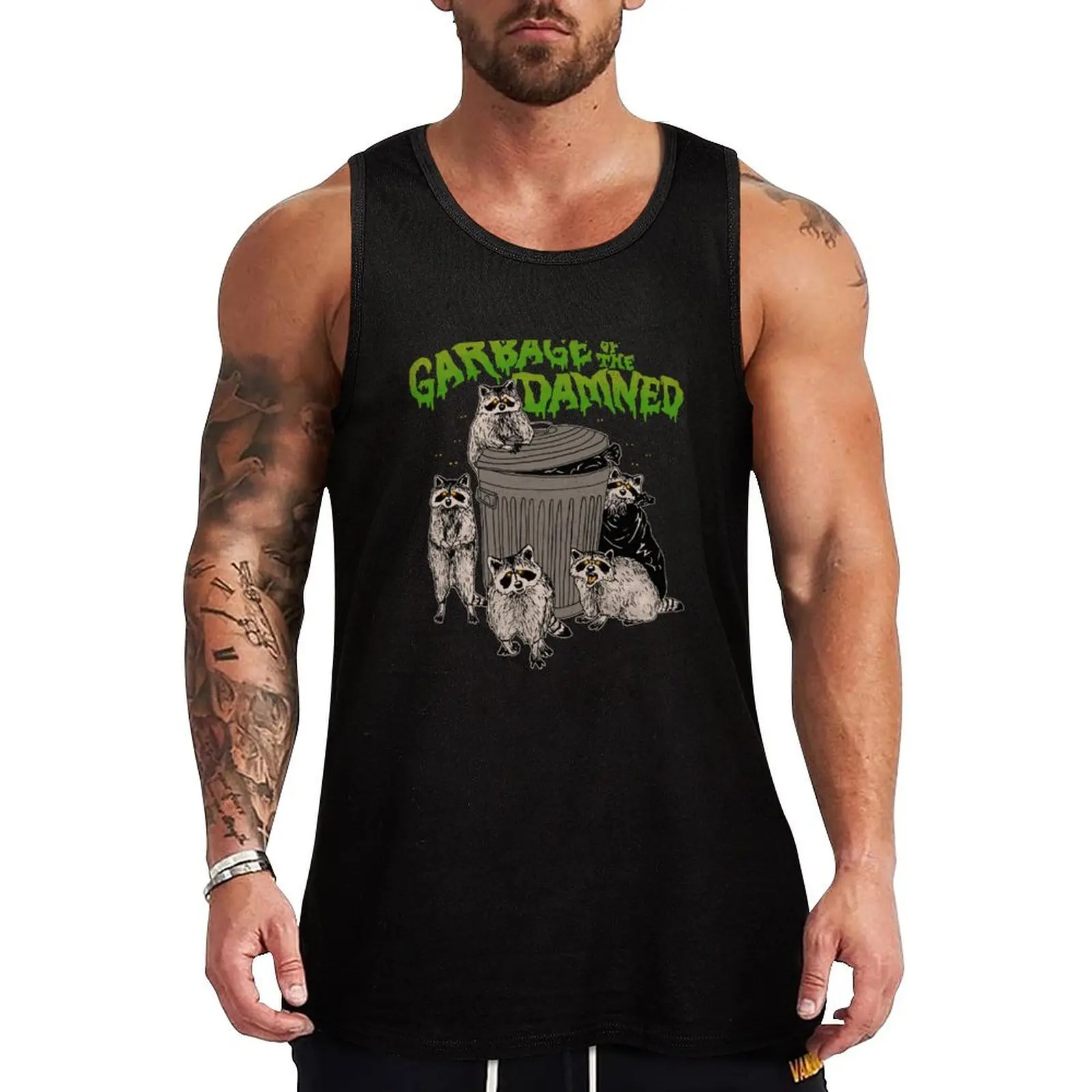 

Garbage of the Damned Tank Top bodybuilding man summer Men's tops