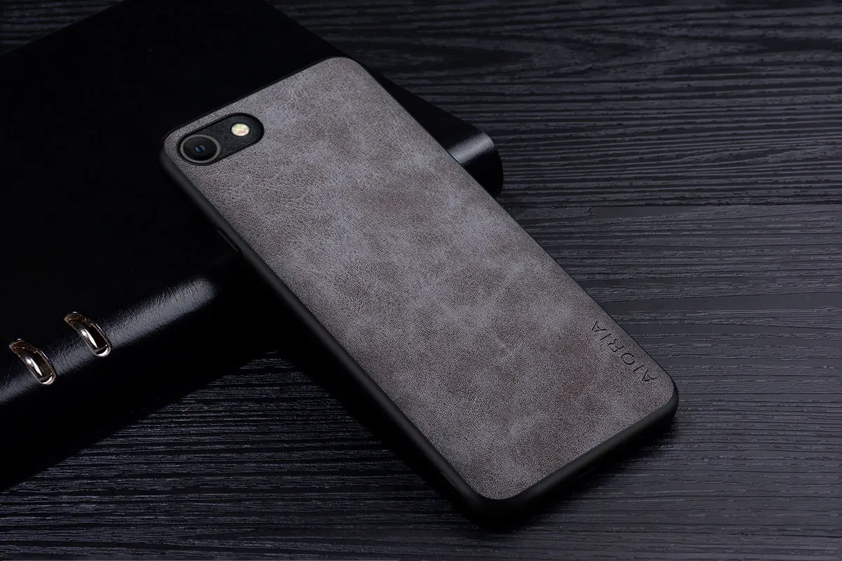 Premium PU Leathe Phone Case for Apple iPhone SE 3 SE3 2022 2020 Scratch-Resistant Solid Color Cover for iphone SE 2022 Case leather phone wallet